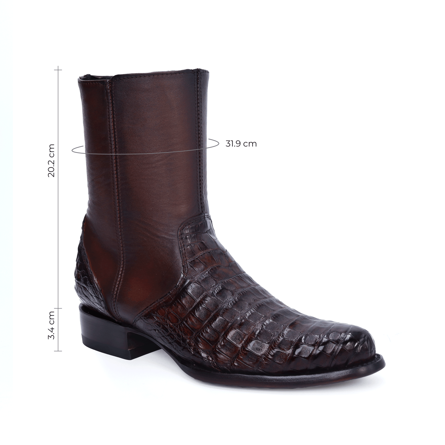 Bota Modelo Europa en Piel de Caiman BJ110