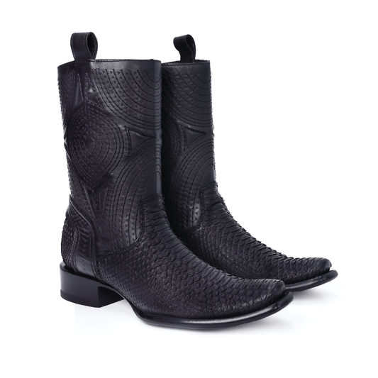 Bota Modelo Macam en Piel de Pitón Nobuk BJ113