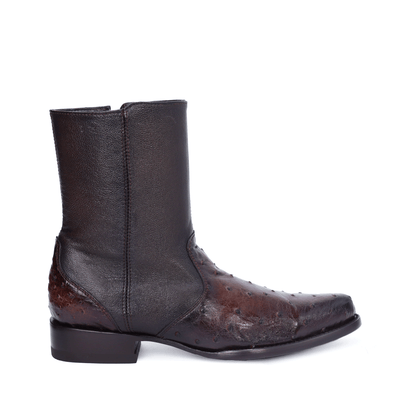 Bota Modelo Europa en Piel de Avestruz BJ109