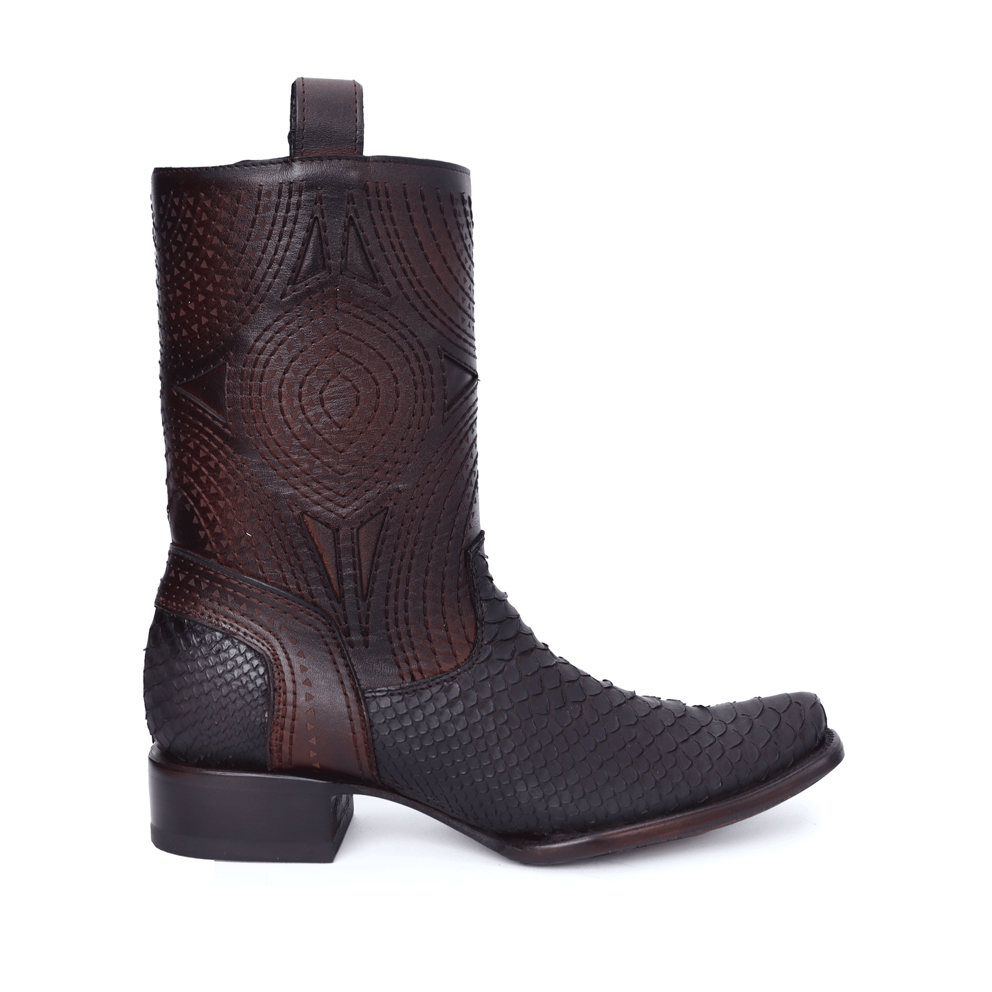 Bota Modelo Macam en Piel de Pitón Nobuk BJ114