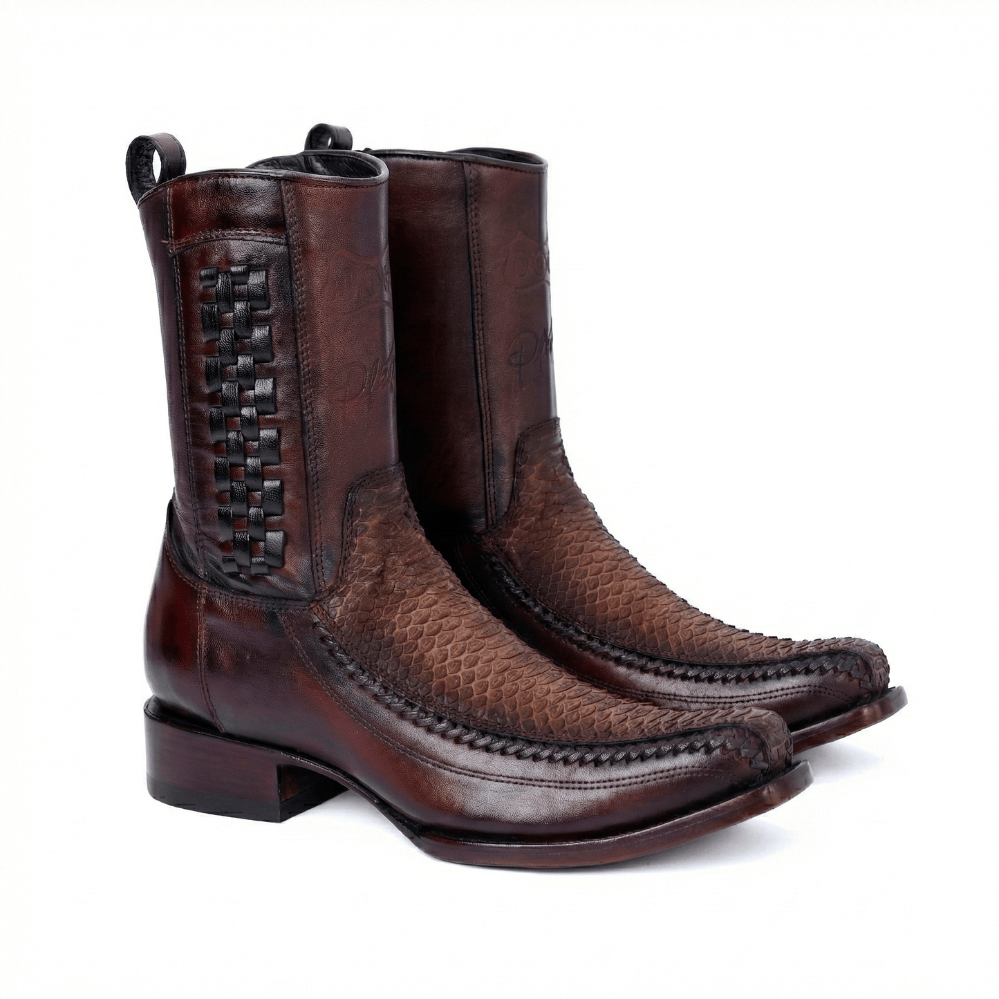 Bota modelo 8000 en Piel de Pitón Africano BJ107