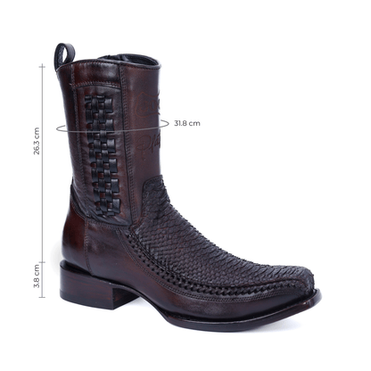 Bota modelo 8000 de Pitón Africano BJ103