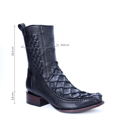 Bota Modelo 8000 en Piel de Pirarucú BJ101