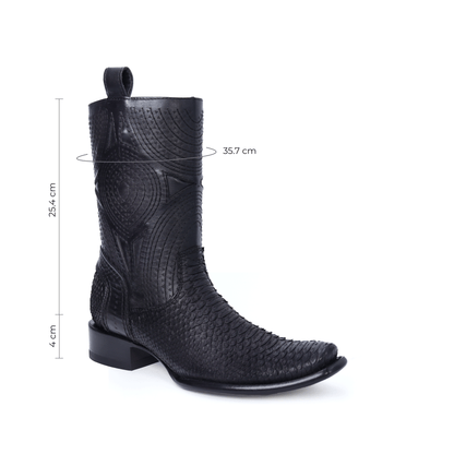 Bota Modelo Macam en Piel de Pitón Nobuk BJ113