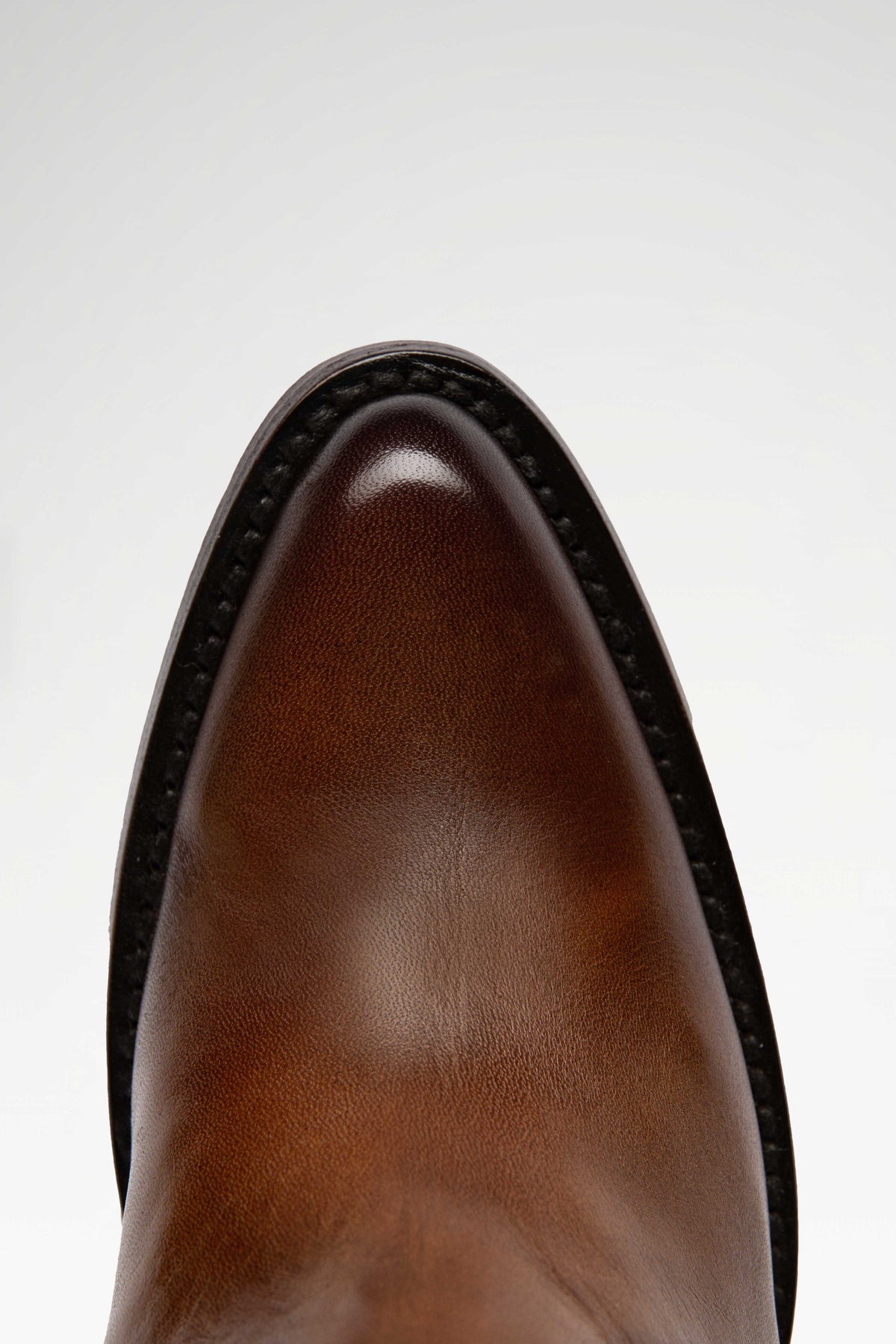BOTA DE PIEL FRANCIA ALTA PELIBUEY COLOR MIEL