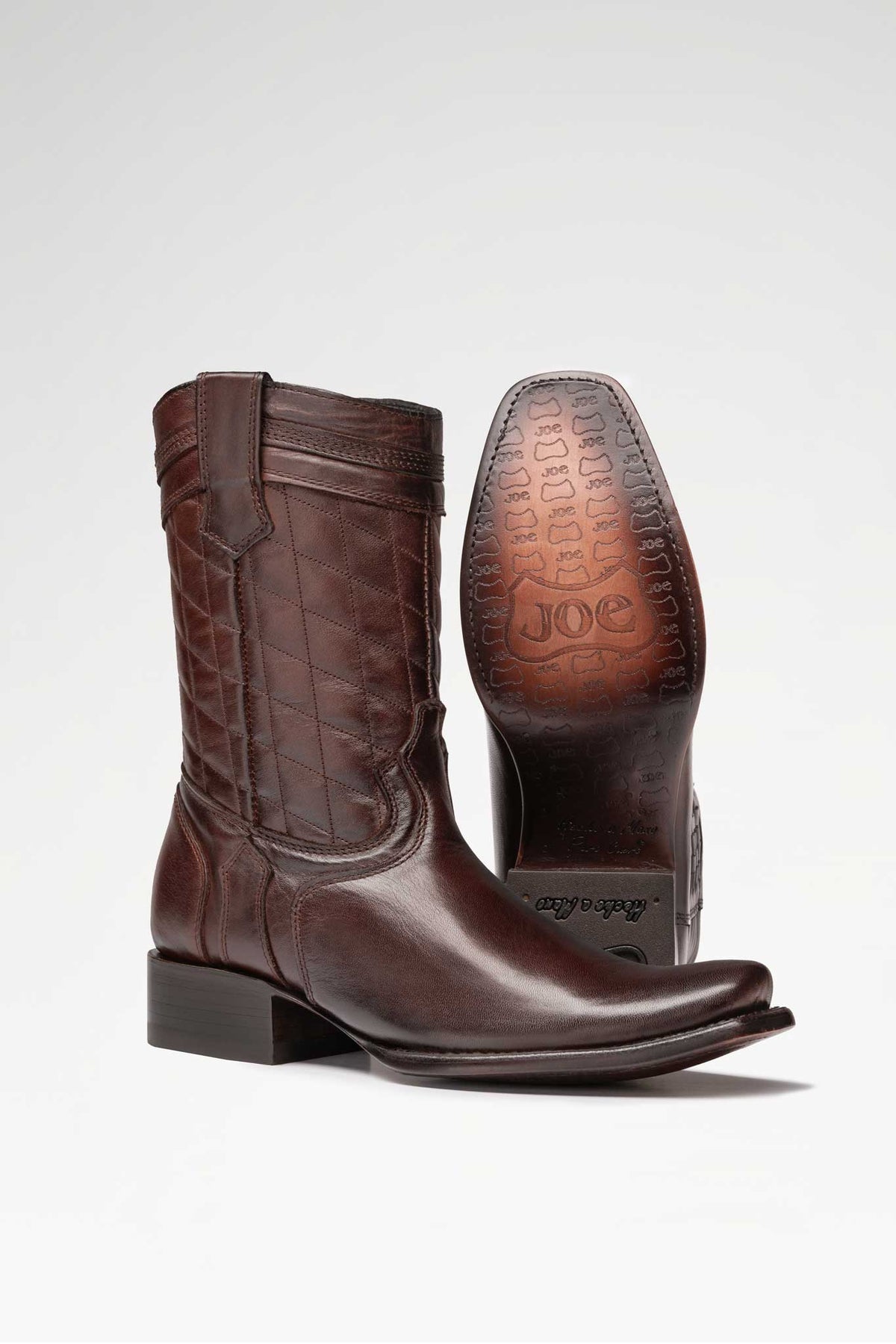 Bota de piel Hudson Plus color Chocolate