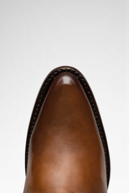 Bota de piel Lineth Pelibuey color Miel