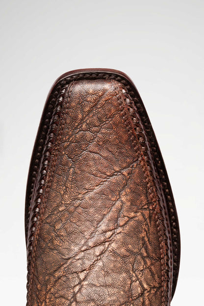 Bota de piel modelo 8000 + 7 Elefante color Petróleo