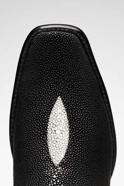 Bota de piel Macam Mantarraya color Negro