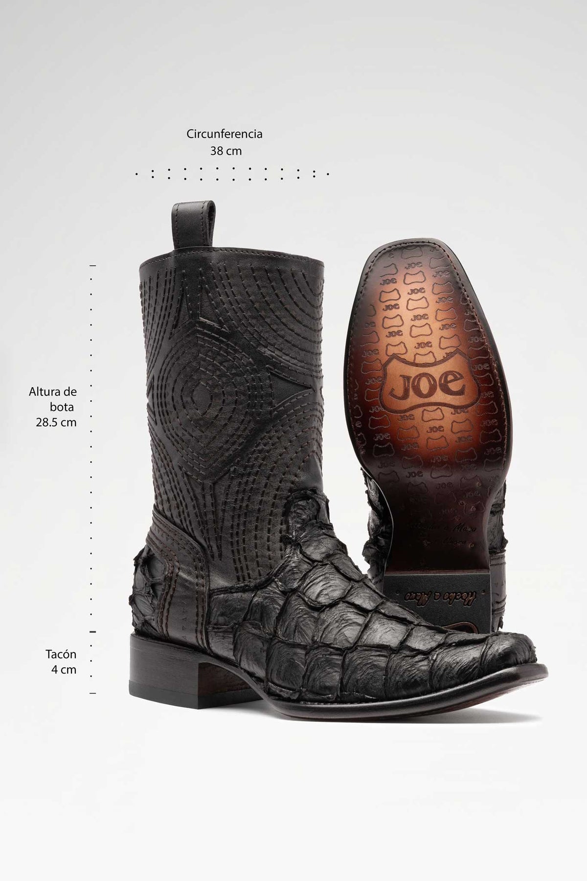 Bota Macam PirarucÚ Negro Mate