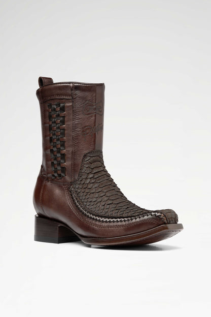 Bota de piel modelo 8000 +7 Python color Choco