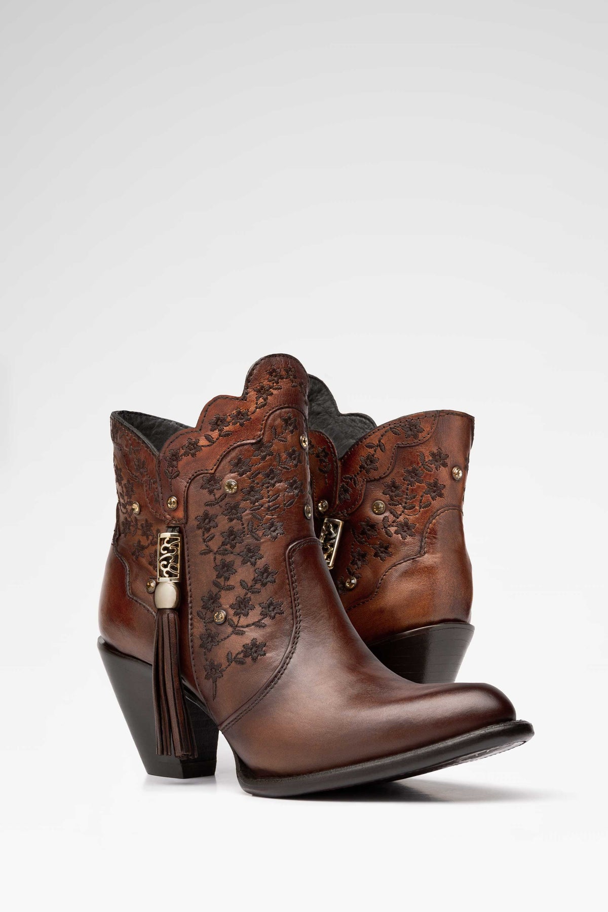 BOTA DE PIEL XIMENA PELIBUEY MIEL BRUSH