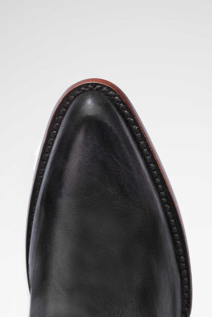 Bota de piel Ximena Pelibuey color negro
