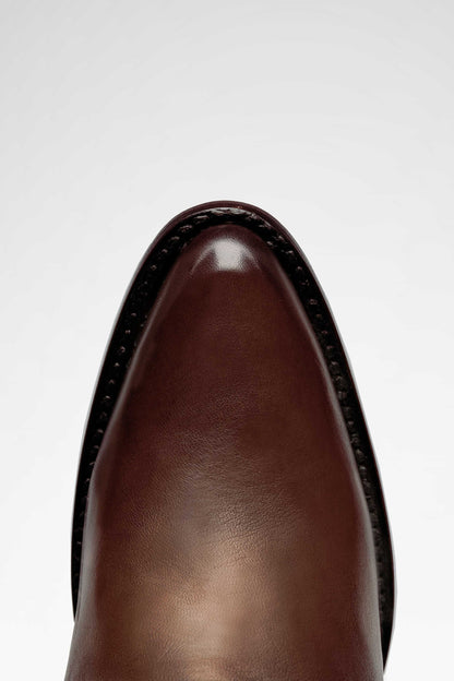 BOTA DE PIEL XIMENA PELIBUEY MIEL BRUSH